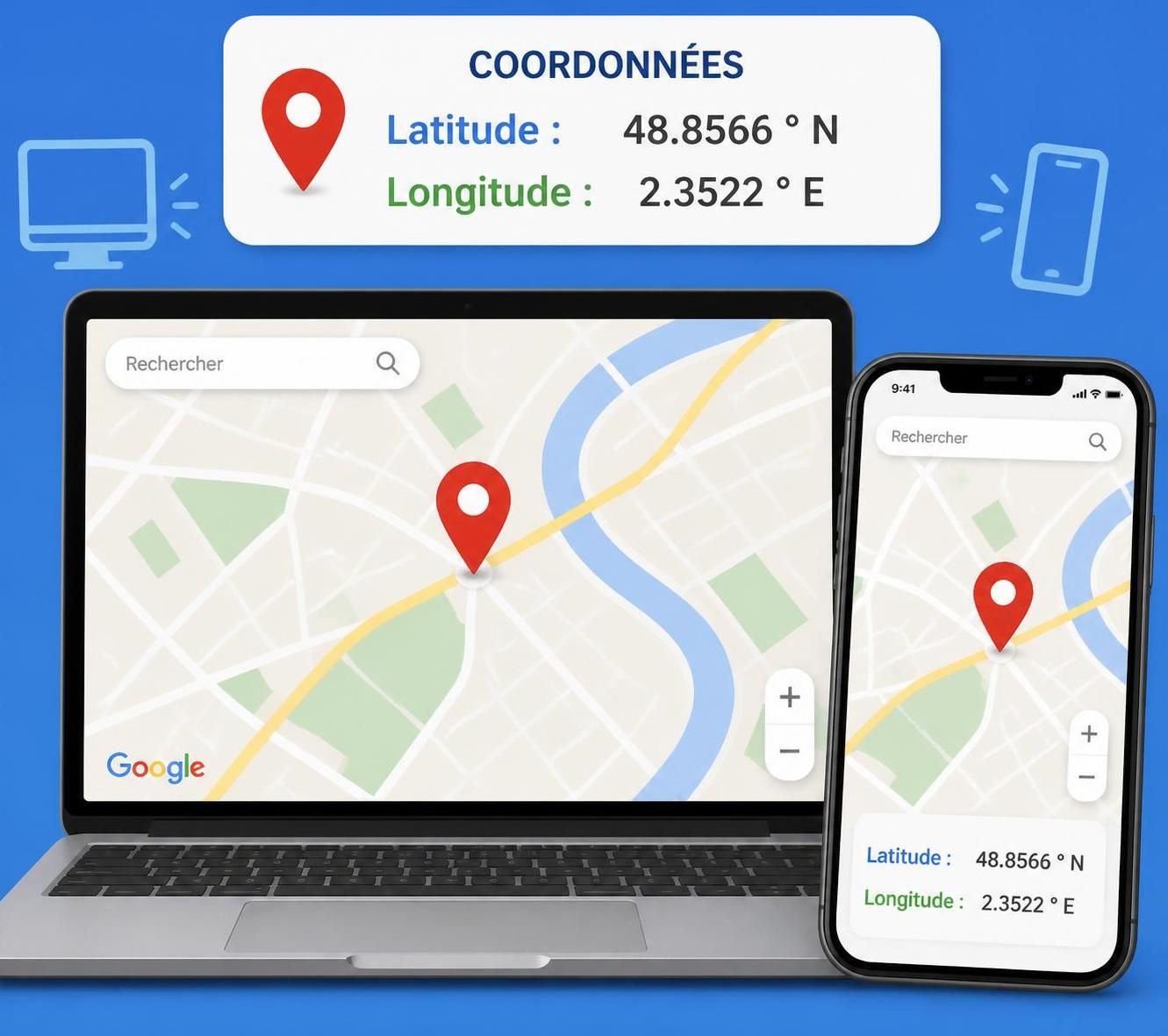apprenez à afficher facilement la latitude et la longitude sur google maps pour localiser précisément n'importe quel endroit sur la carte.