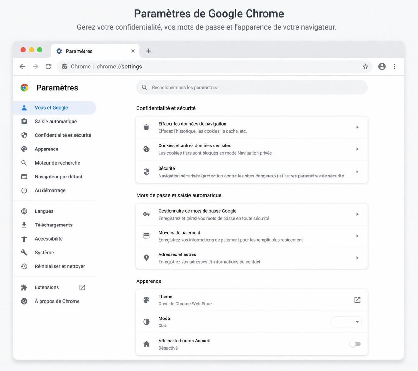 découvrez les paramètres essentiels de google chrome à connaître pour optimiser votre navigation et améliorer votre expérience utilisateur.