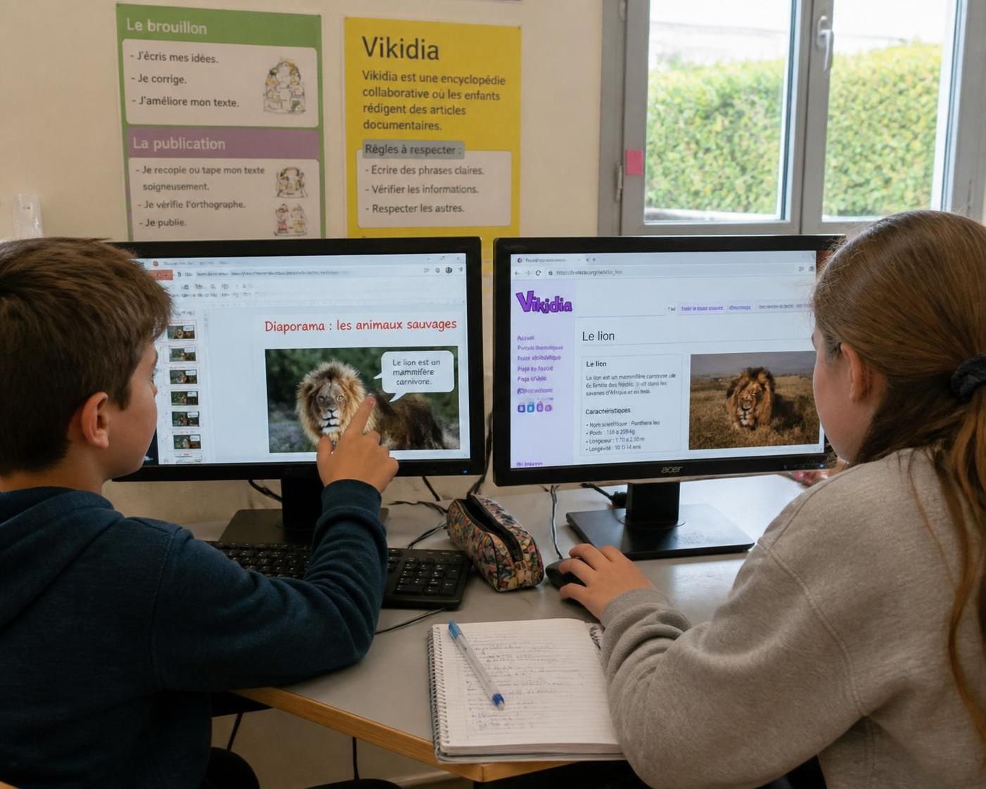 vikidia, l'encyclopédie en ligne conçue pour les 8-13 ans, offre des articles simples et fiables pour apprendre et découvrir le monde en s'amusant.