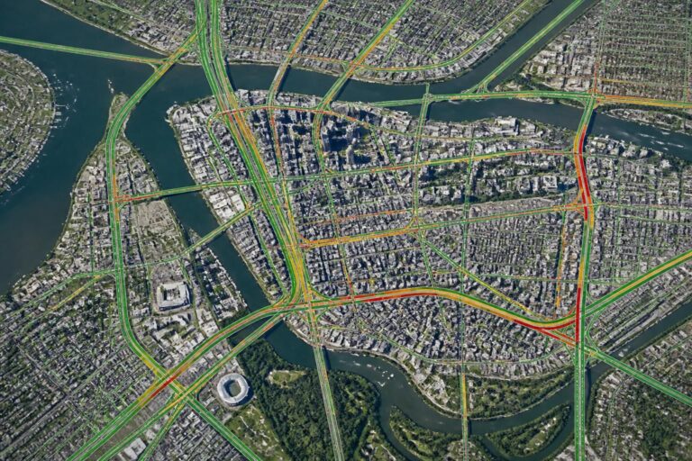 consultez le trafic en temps réel sur google maps pour éviter les embouteillages et trouver les itinéraires les plus rapides.