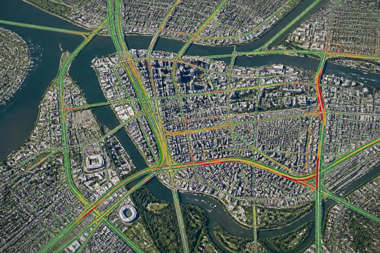consultez le trafic en temps réel sur google maps pour éviter les embouteillages et trouver les itinéraires les plus rapides.