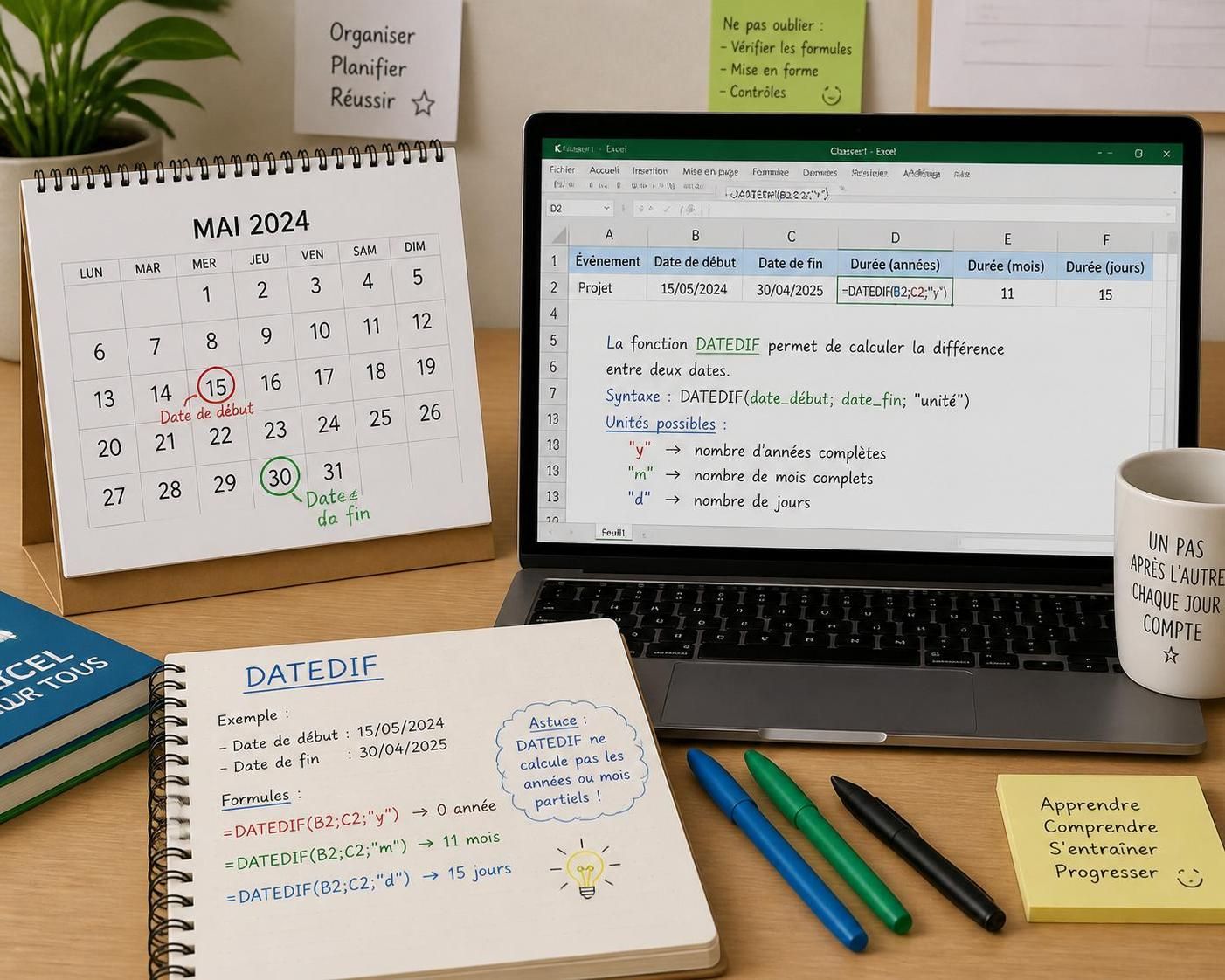 découvrez comment calculer facilement le nombre de jours entre deux dates avec nos méthodes simples et rapides.