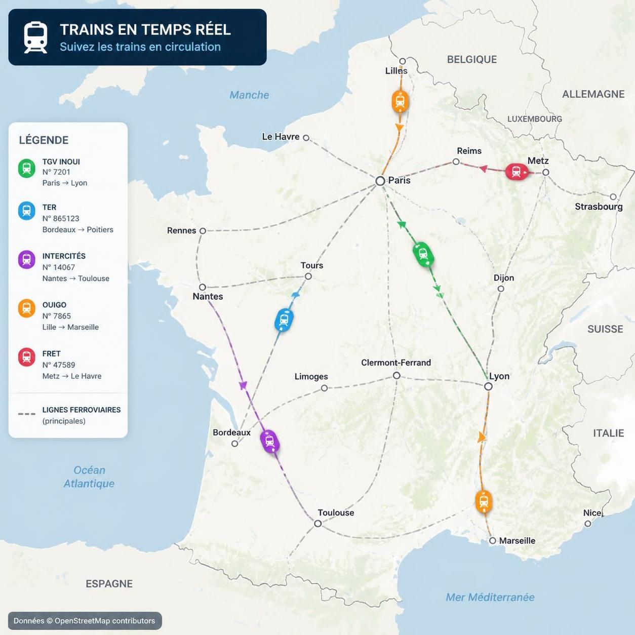carto graou : suivez en temps réel la localisation des trains partout en france pour un voyage serein et informé.