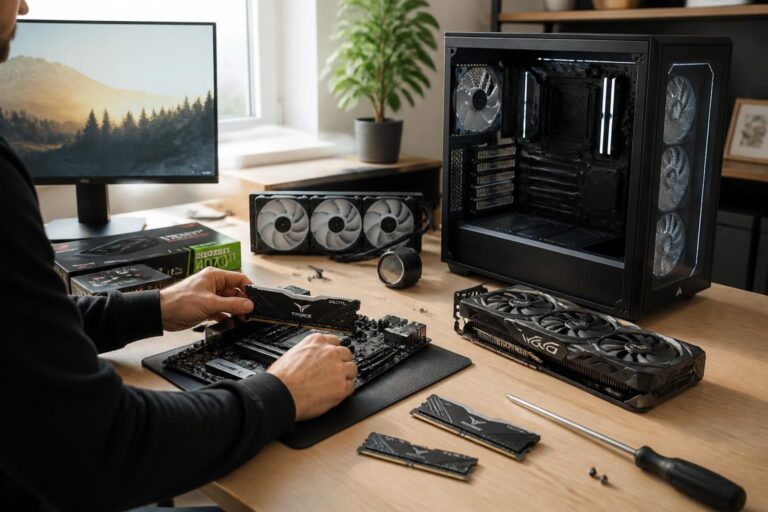 configomatic facilite la création de votre configuration pc personnalisée en toute simplicité. choisissez les meilleurs composants adaptés à vos besoins et budget rapidement.