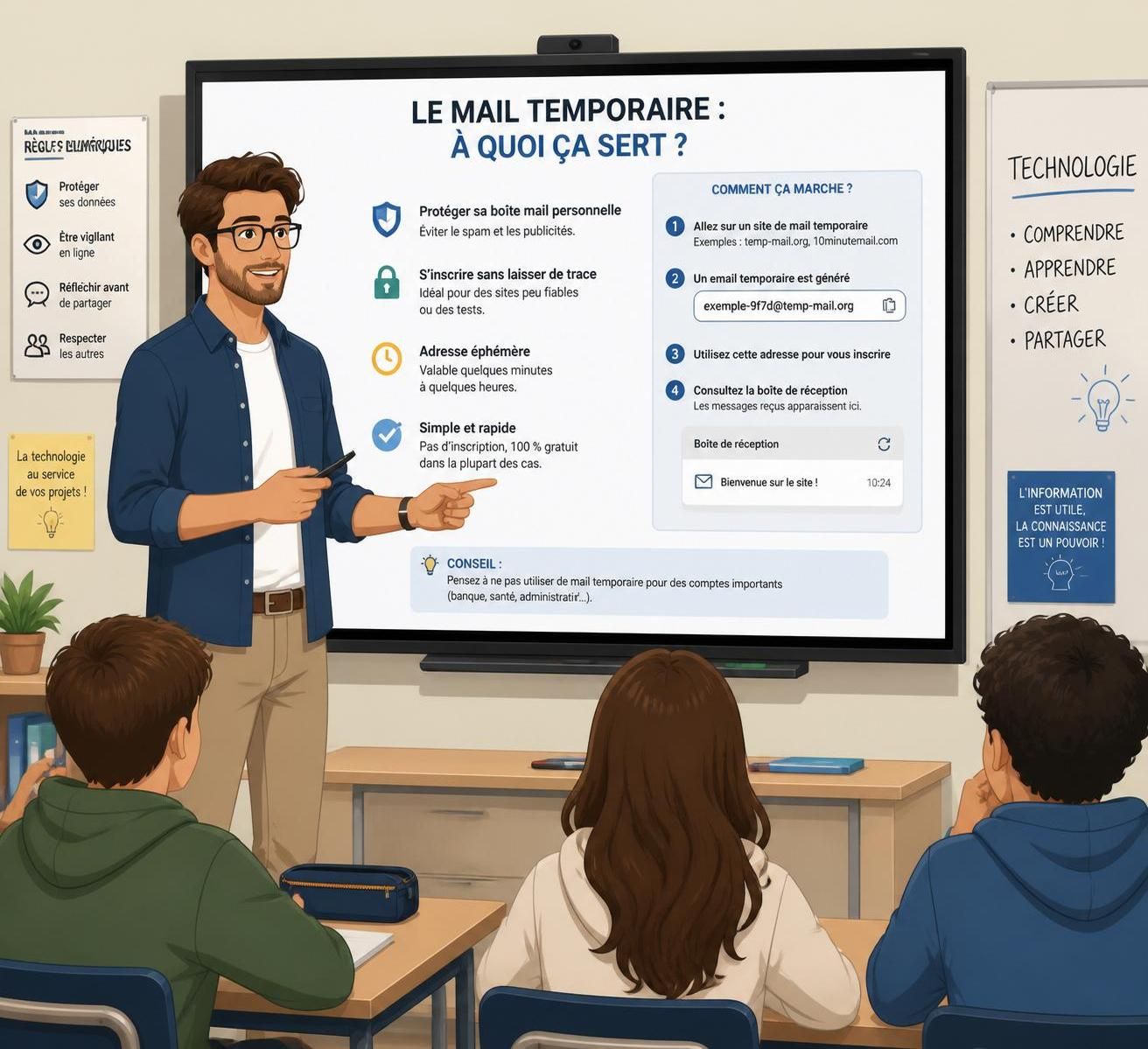générez facilement une adresse e-mail jetable gratuite pour protéger votre vie privée et éviter le spam avec notre service de mail temporaire simple et rapide.